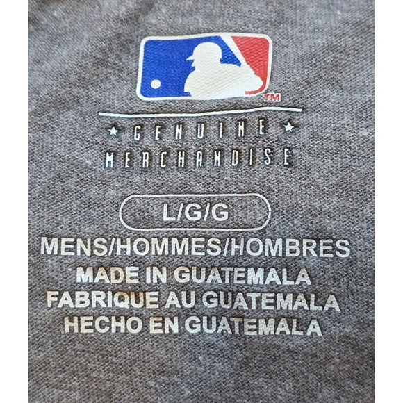 Los Angeles Angels Raglan T-Shirt MLB Baseball Red Gray 3/4 Sleeve Mens M - Picture 6 of 6